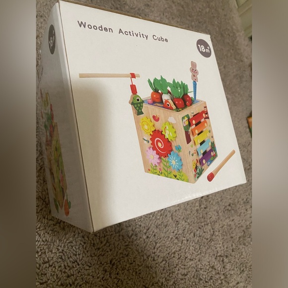 Other - New Wooden Activity Cube For 18m+